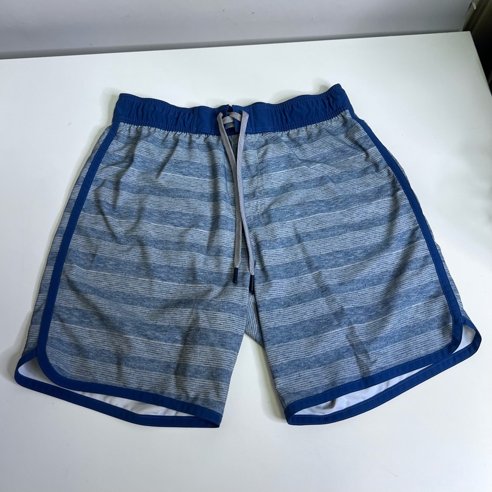 Prana Navy and Gray Men's Ground Speed Short